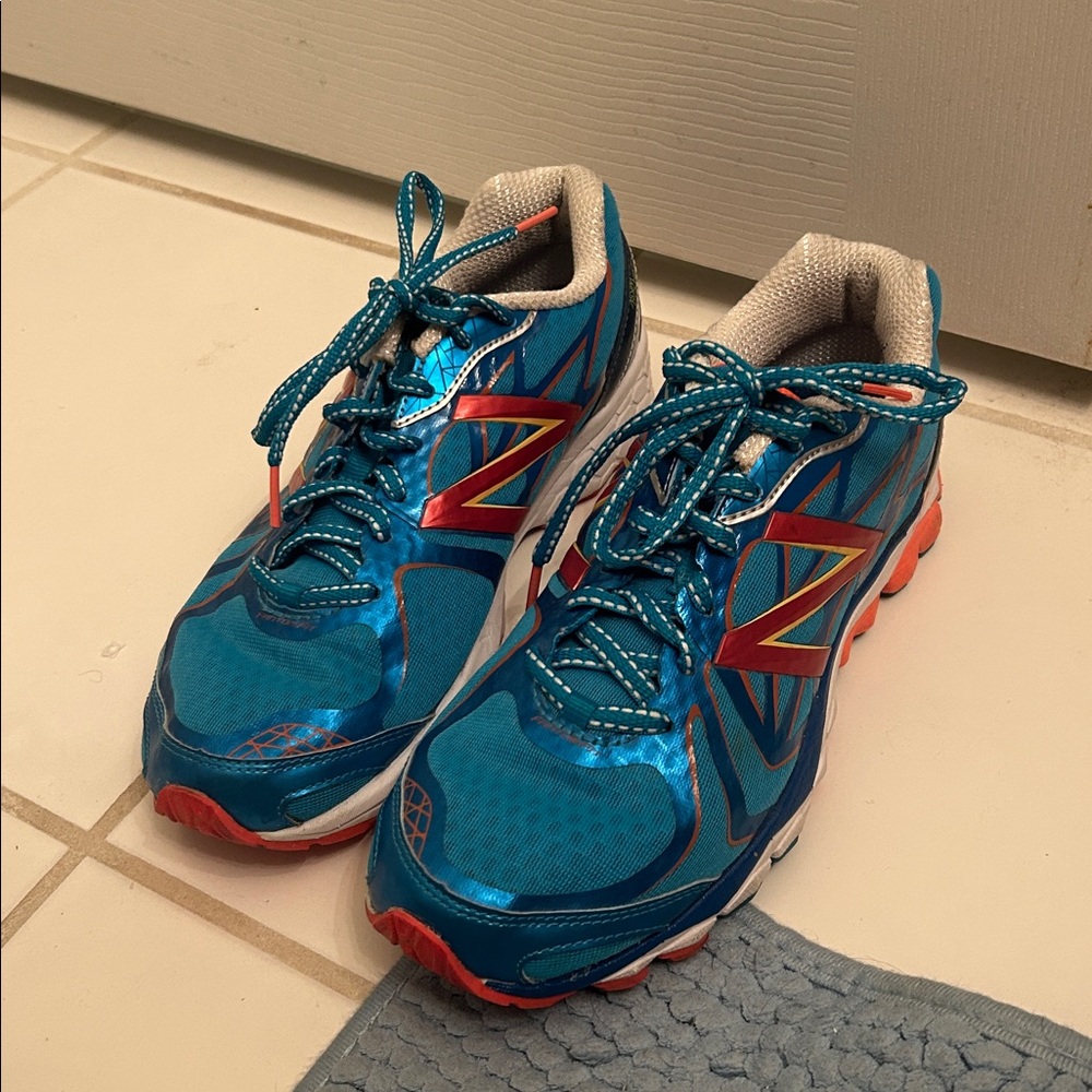 New Balance 1080v4 Women’s 8 W1080BW4 Blue/Orange Running Shoes – REVlite N2